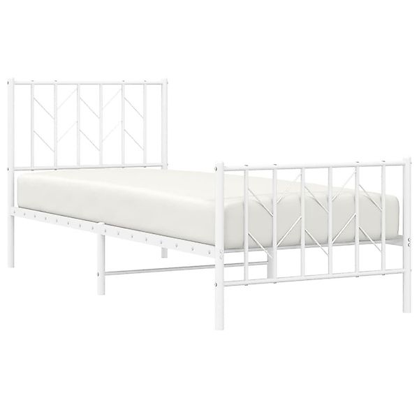 vidaXL Bett Bettgestell mit Kopf- und günstig online kaufen