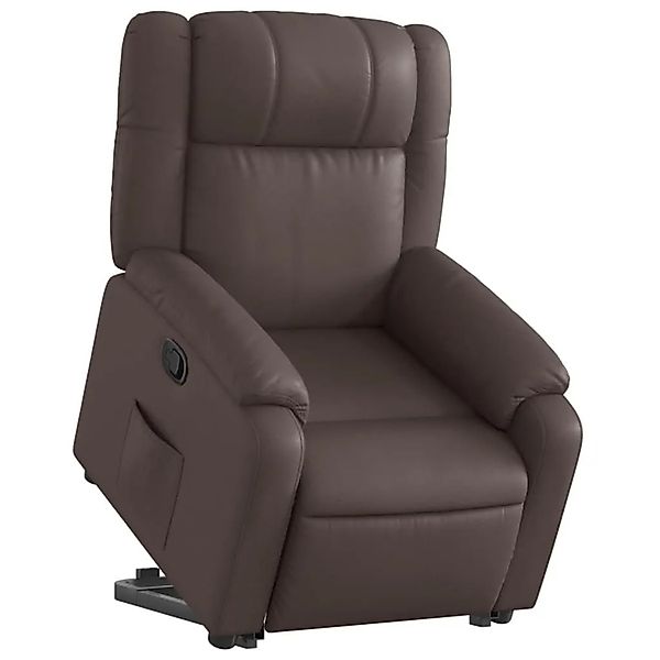 vidaXL Relaxsessel mit Aufstehhilfe Braun Kunstleder 3205152 günstig online kaufen