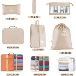 Coonoor Kofferorganizer Set 9-Teilig Kofferorganizer Reisetasche günstig online kaufen
