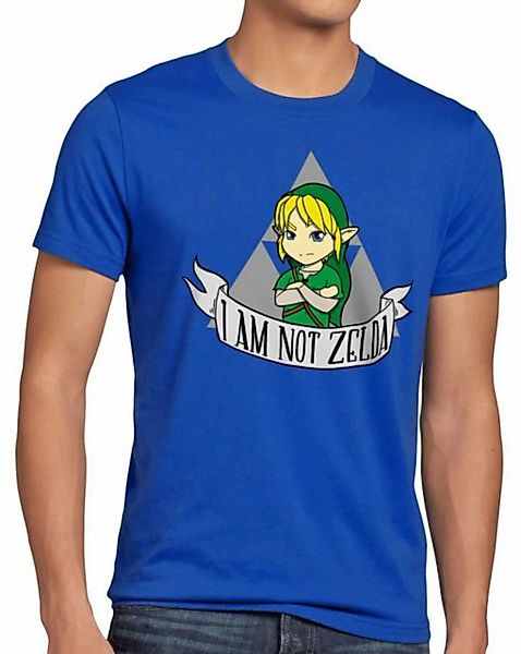 style3 Print-Shirt Herren T-Shirt I am not Zelda link hyrule gamer günstig online kaufen