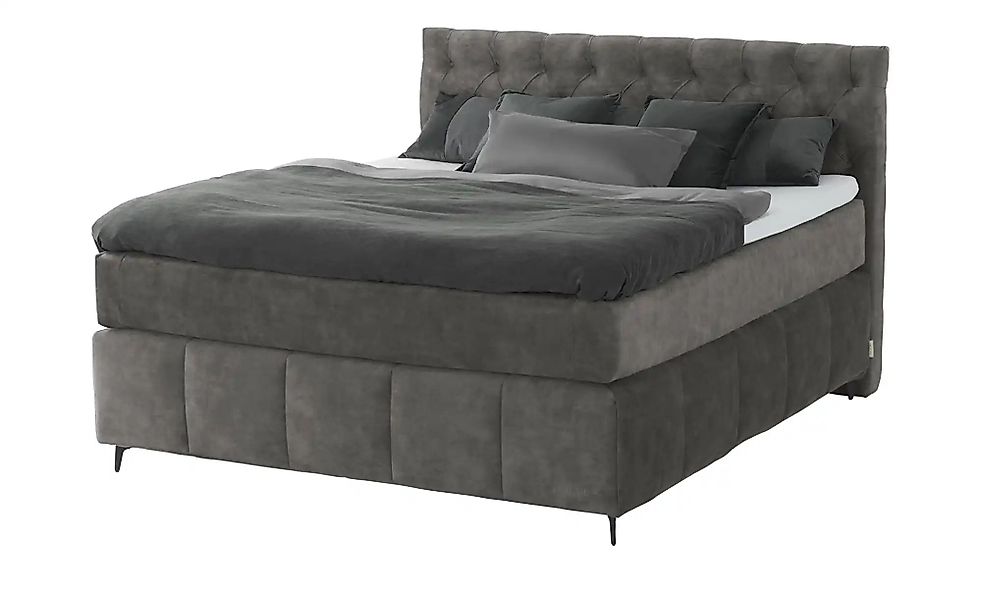Jette Home Boxspringbett  Glam New ¦ grau ¦ Maße (cm): B: 182 H: 132,5 Bett günstig online kaufen