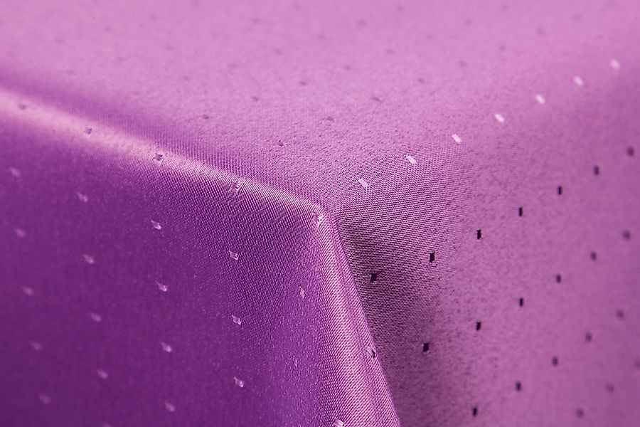First-Tex Tischdecke, Punkte Damast Tischdecke eckig günstig online kaufen