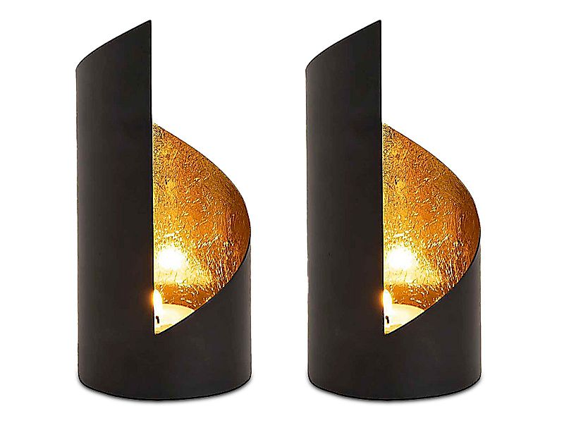 Amagohome Teelichthalter Teelichthalter Set 2-teilig Kerzenhalter günstig online kaufen