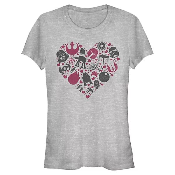 Star Wars - Gruppe Heart Icons - Frauen T-Shirt günstig online kaufen