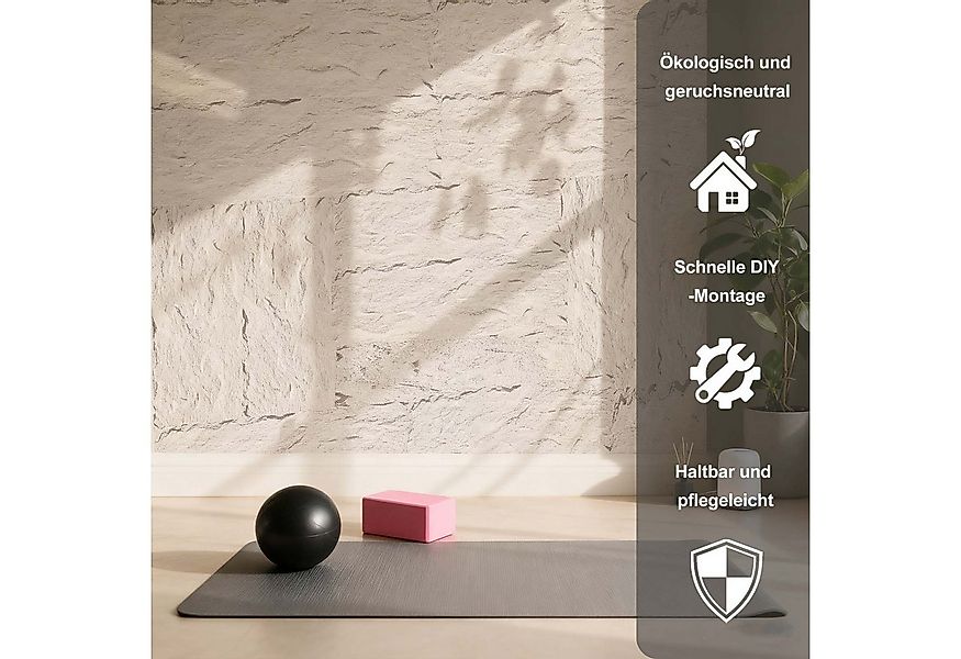 mepiq Wandpaneel Selbstklebende Wandpaneele in Steinoptik PU Wandverkleidun günstig online kaufen