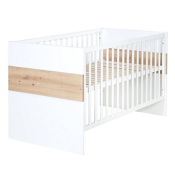 roba® Babybett Lion, Gitterbett, Umbaubar & Mitwachsend - Höhenverstellbar günstig online kaufen