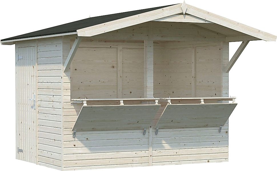 Palmako Gerätehaus "Marktstand Stella" natur günstig online kaufen