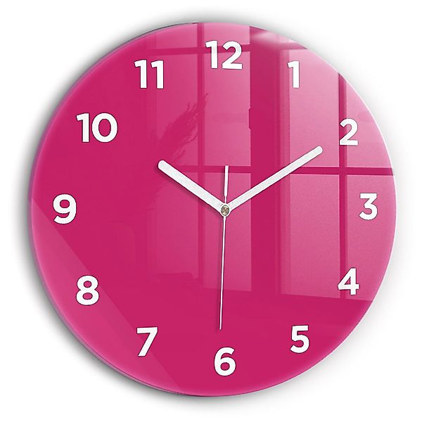 Tulup Wanduhr Wanduhr Glasrunde Uhr Moderne günstig online kaufen