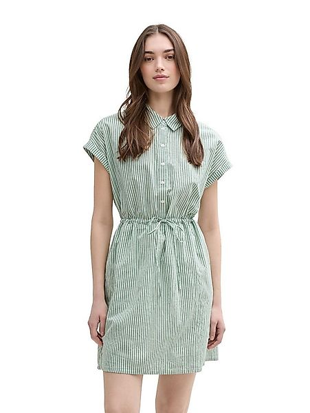 TOM TAILOR Denim Hemdblusenkleid Sommerkleid im Streifendessin günstig online kaufen
