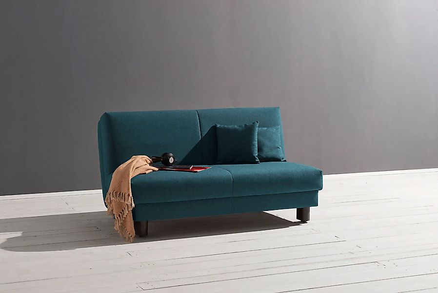 ell + ell Schlafsofa "Enny" Breite 180 cm, Liegehöhe 40 cm, Füße schwarz günstig online kaufen