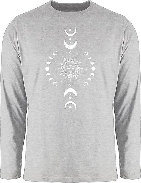 Shirtracer Rundhalsshirt Yoga Namaste Mandala Chakra Mondphase Yoga günstig online kaufen