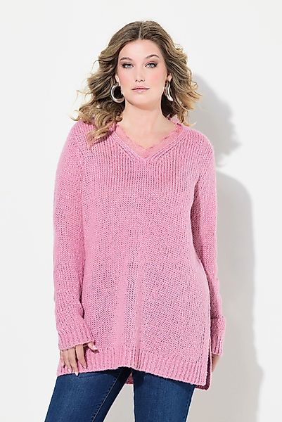 MIAMODA Strickpullover Pullover Classic Fit Grobstrick günstig online kaufen