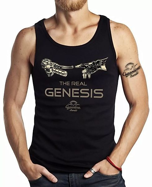 GASOLINE BANDIT® Tanktop für Biker, Racer, Motorrad Fans: The Real Genesis günstig online kaufen