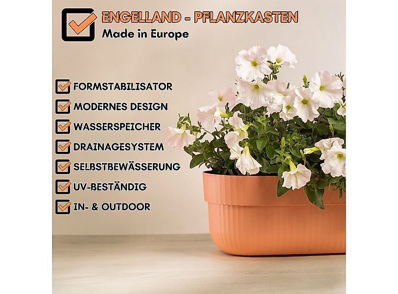 Engelland Blumenkasten mit Wasserspeicher/Drainagesystem und Abstandshalter günstig online kaufen