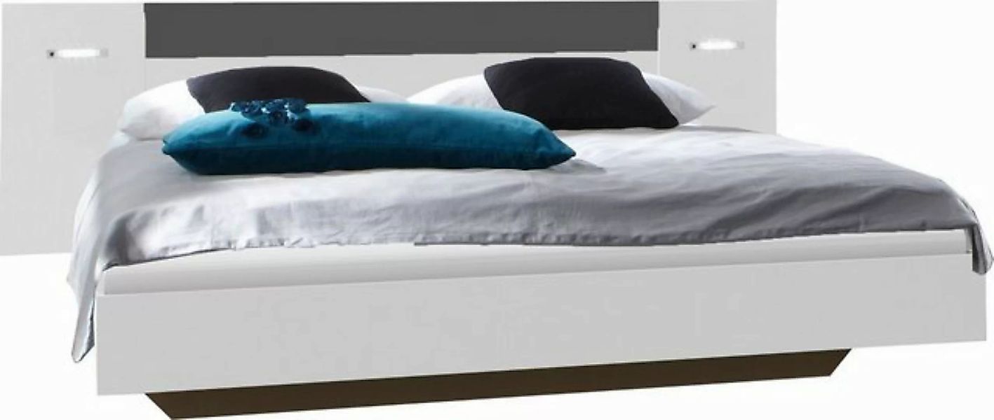 freiraum Bett Angie, in WEISS + GRAPHIT. Abmessungen (BxHxT) 229x81x210 cm günstig online kaufen