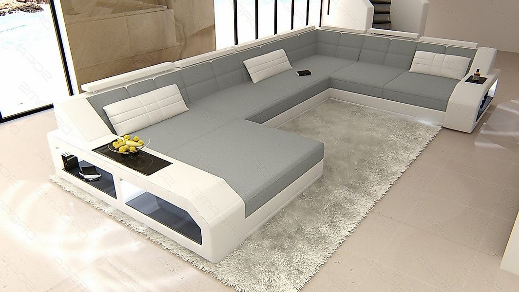 Sofa Dreams Wohnlandschaft Polster Sofa Stoff Matera XXL U Form Stoffsofa C günstig online kaufen