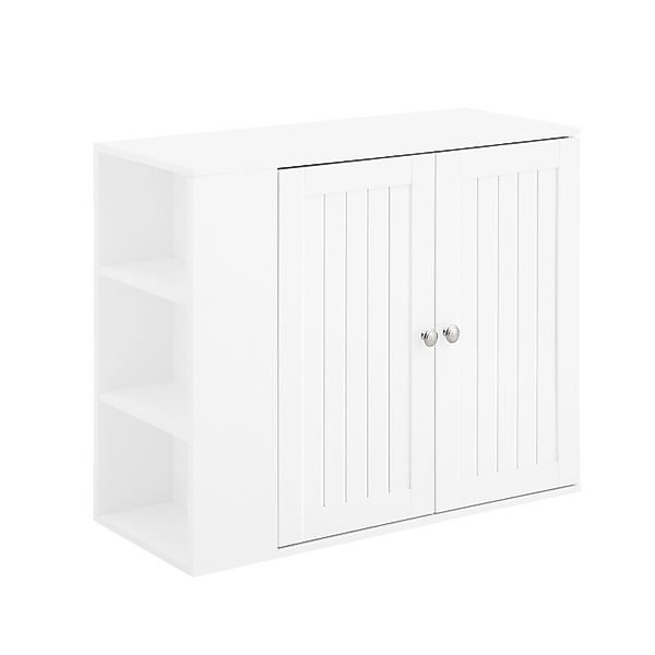 SoBuy Hängeschrank Badschrank Wandschrank Küchenschrank Weiß BZR188-W günstig online kaufen