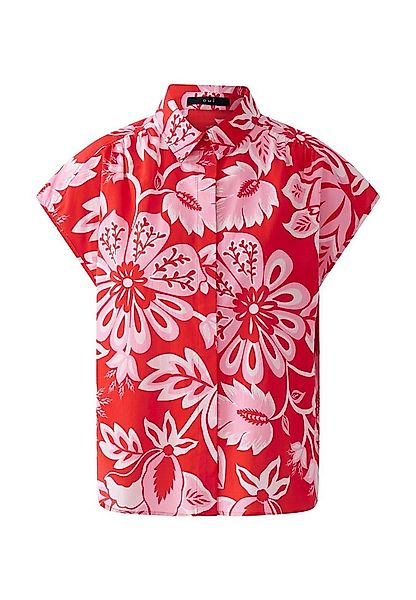 Oui Kurzarmbluse Bluse reine Baumwolle günstig online kaufen