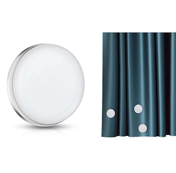 Kaket Raffhalter Magnetisch für Vorhänge, Duschvorhang Gewichte Runde, (12- günstig online kaufen