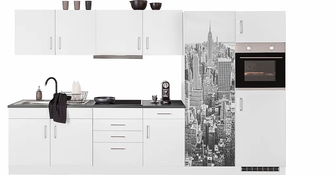 KOCHSTATION Küchenzeile "KS-Paris – Küchen mit einzigartigen Fotomotiven au günstig online kaufen