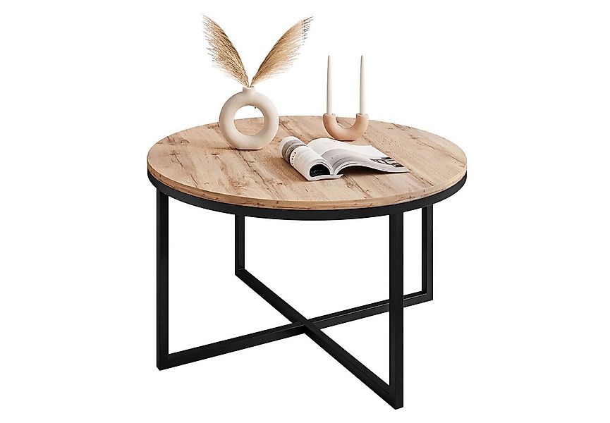 Lookway Couchtisch CIRI-X LOFT (1 Tisch), Durchmesser: ⌀70 cm günstig online kaufen