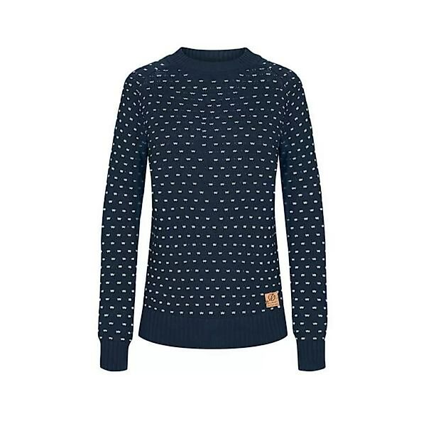 Summits Pullover Damen Blau/ Weiß günstig online kaufen