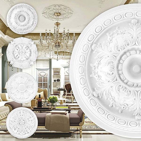 Grand Decor Wanddekoobjekt R124 (Stuckrosette aus günstig online kaufen