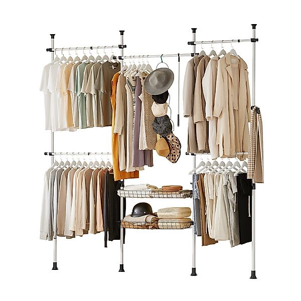 SoBuy Kleiderständer KLS04, Garderobenständer Kleiderschrank, verstellbares günstig online kaufen