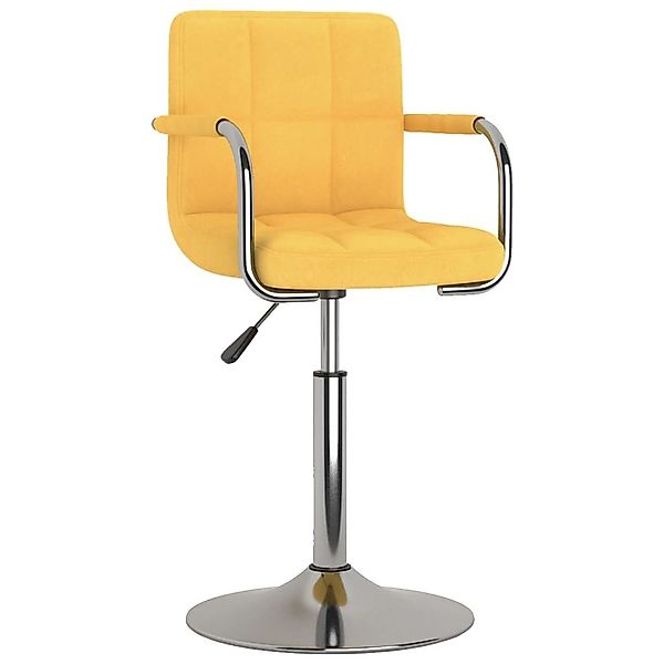 vidaXL Barhocker Barhocker Gelb Stoff (1 günstig online kaufen