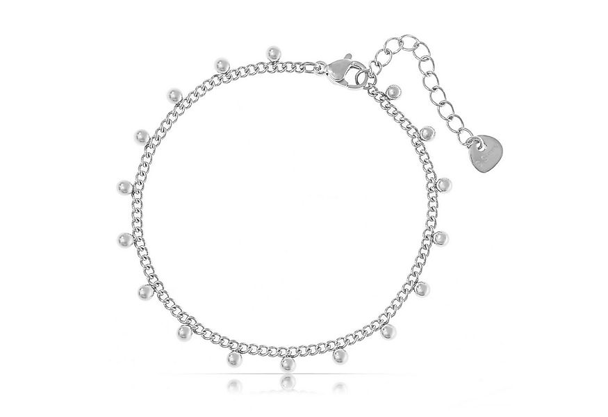 Made by Nami Edelstahlarmband Damen Armband Gold Silber Perlen Verstellbar günstig online kaufen