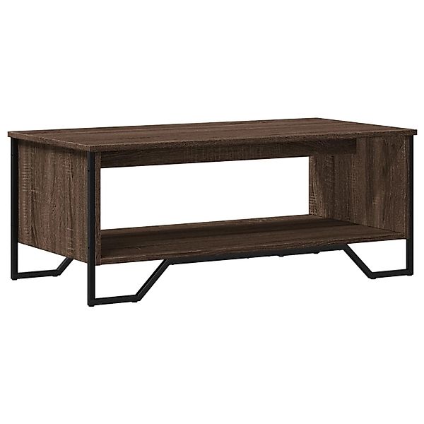 vidaXL Couchtisch Braun Eichen-Optik 100x51x40 cm Holzwerkstoff 848483 günstig online kaufen