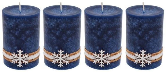 ZauberDeko Adventskerze 4 Adventskerzen Kerzen Stumpenkerzen günstig online kaufen