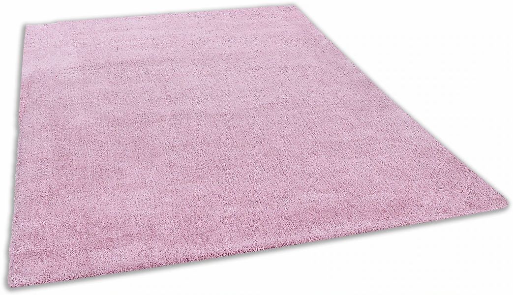 TOM TAILOR HOME Hochflor-Teppich "Shaggy Teppich Cozy" rund 25 mm Höhe Uni günstig online kaufen