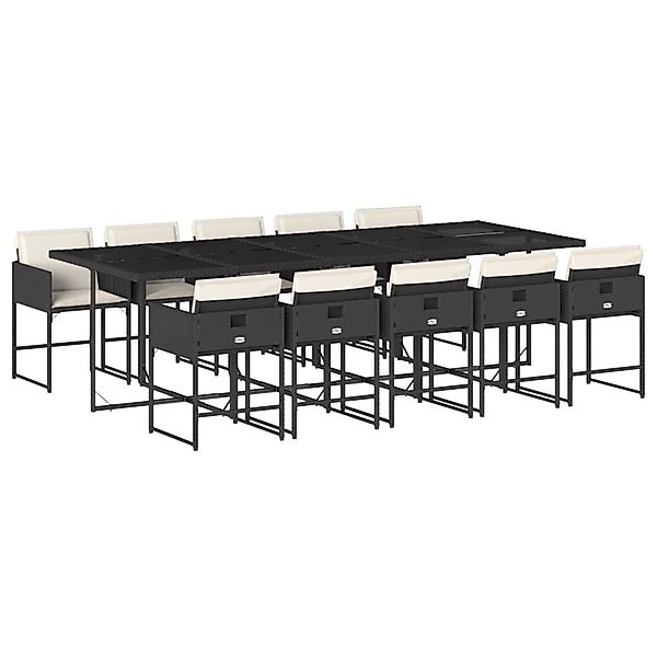 vidaXL Garten-Essgruppe 11-tlg. Garten-Essgruppe mit Kissen günstig online kaufen