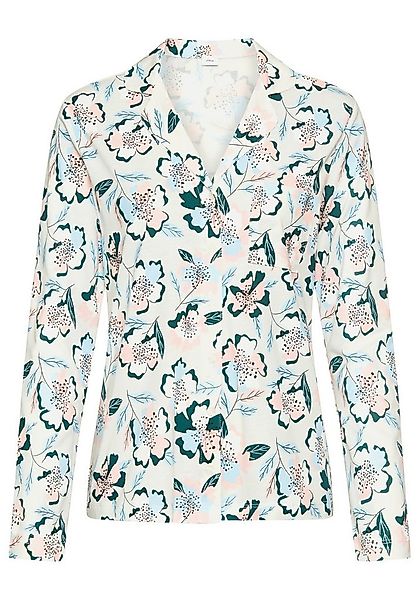 s.Oliver Pyjamaoberteil mit schönen Knöpfen mit Logo Druck günstig online kaufen