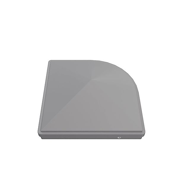 GroJa Pfostenkappe Premium für variable Pfosten 9 cm x 9 cm Silbergrau günstig online kaufen