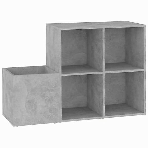 furnicato Schuhschrank Flur-Betongrau 105x35,5x70 cm Holzwerkstoff (1-St) günstig online kaufen