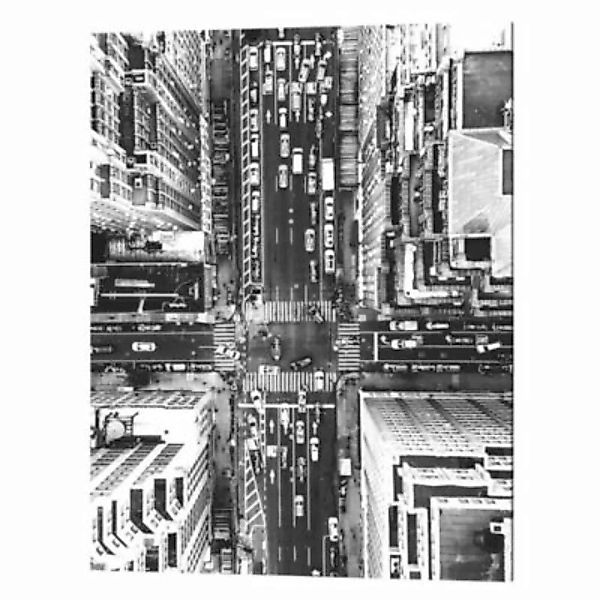 Any Image Wandbild New York, Vogelperspektive grau Gr. 40 x 50 günstig online kaufen