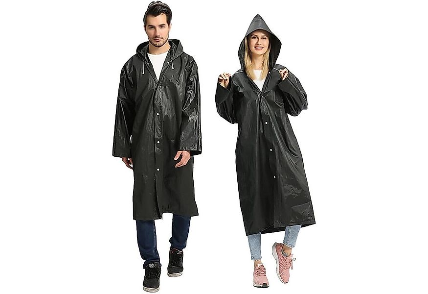 Mutig Regenjacke Regenponcho, Unisex Wiederverwendbar, 2 Stück Tragbarer Re günstig online kaufen