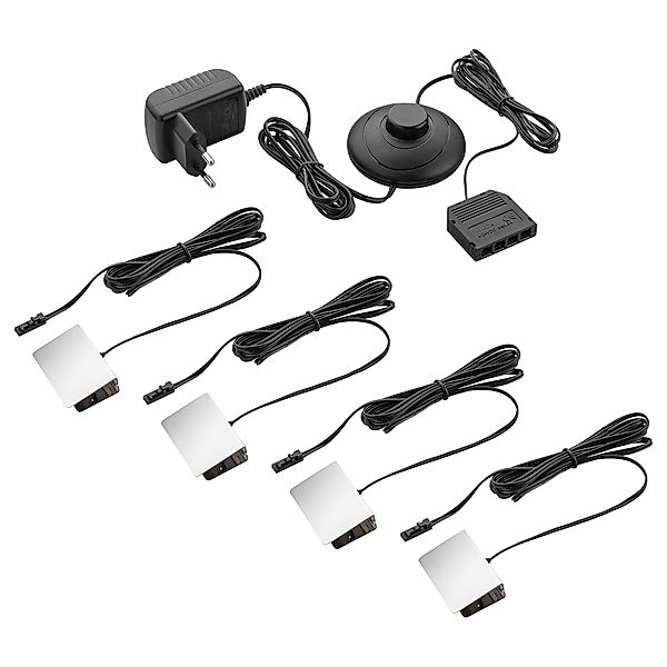 SEBSON Aufbauleuchte LED Vitrinenbeleuchtung 4er Set günstig online kaufen