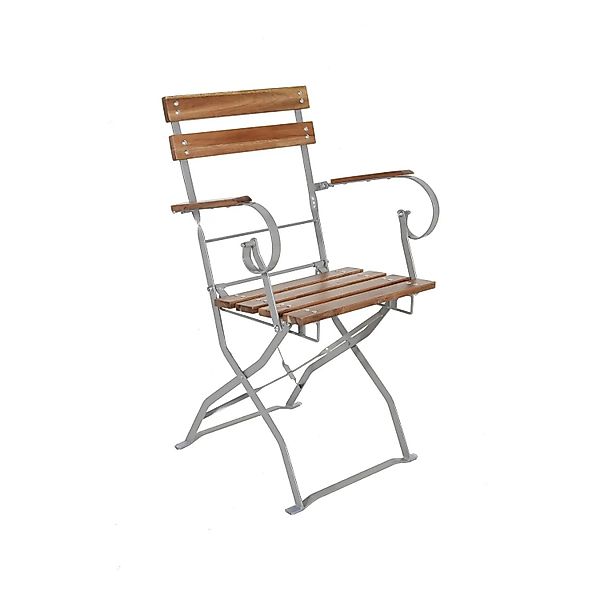Lex Gartensessel Armlehne Biergartensessel Gartenstuhl Akazienholz Klappbar günstig online kaufen