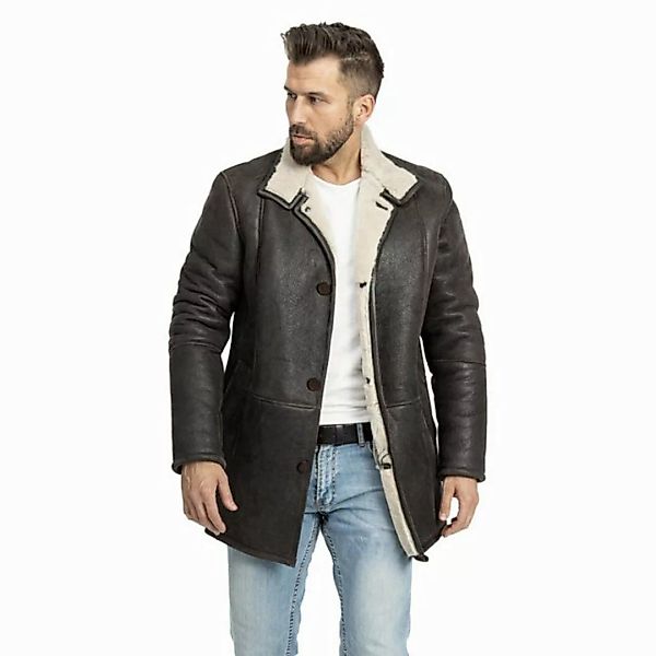 S&A Ledermoden Lederjacke Niko (0-St) Aus echtem Velours-Lammfell günstig online kaufen