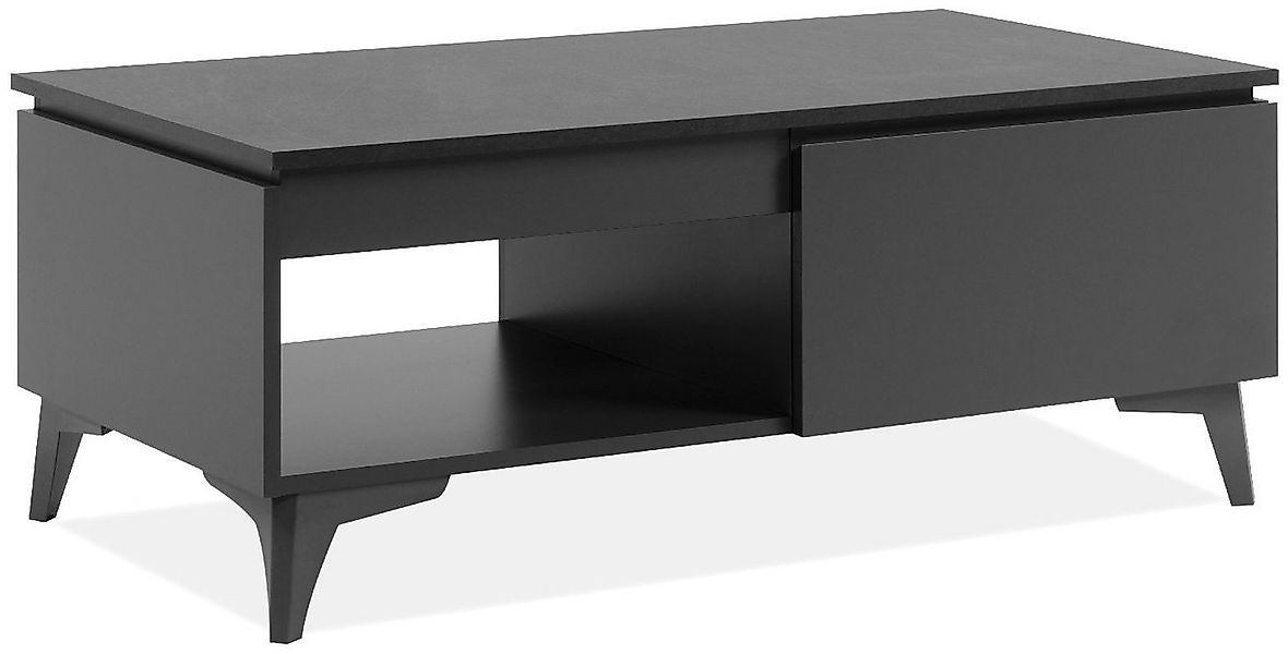 Finori Couchtisch Bertrix 55C, Schiefer dunkel, anthrazit, Modern, MADE IN günstig online kaufen