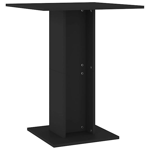 vidaXL BistRotisch Schwarz 60x60x75 cm Holzwerkstoff günstig online kaufen