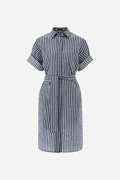 Hemdblusenkleid mit Bindegürtel günstig online kaufen