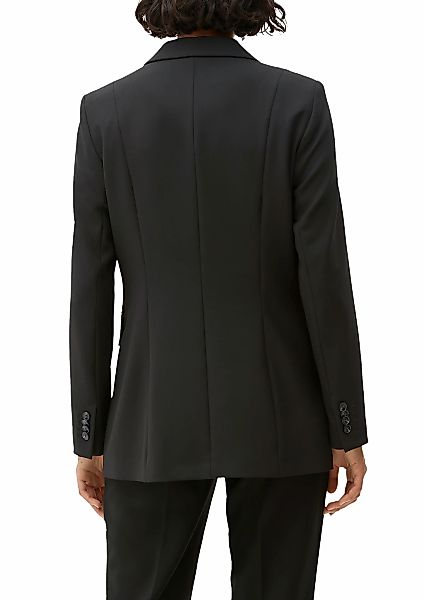 s.Oliver BLACK LABEL Longblazer, mit extravaganten 4-Knopf-Manschetten an d günstig online kaufen