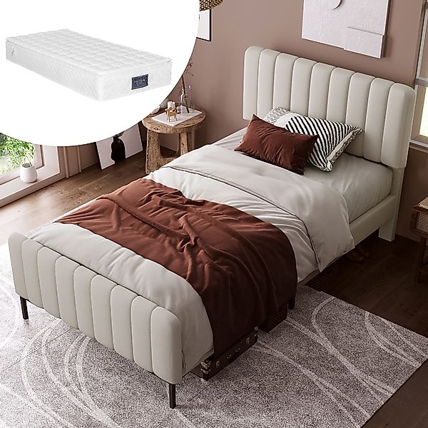 HAUSS SPOLE Polsterbett Einzelbett Holzbett Polsterbett günstig online kaufen