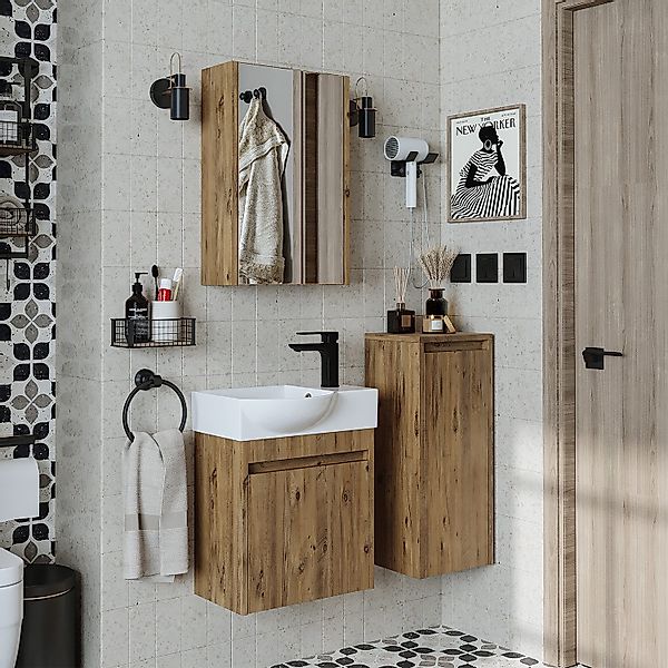 Roomart Badmöbel-Set LEO, (Badmöbelset Unterschrank mit günstig online kaufen