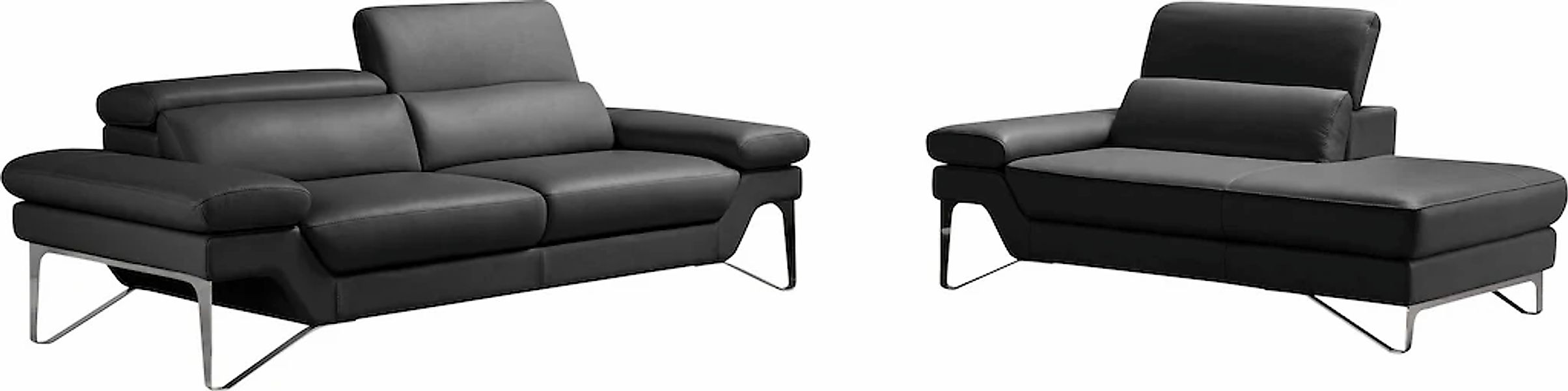 Egoitaliano Polstergarnitur "Princess", Set aus 2,5 Sitzer und Ottomane, Ko günstig online kaufen