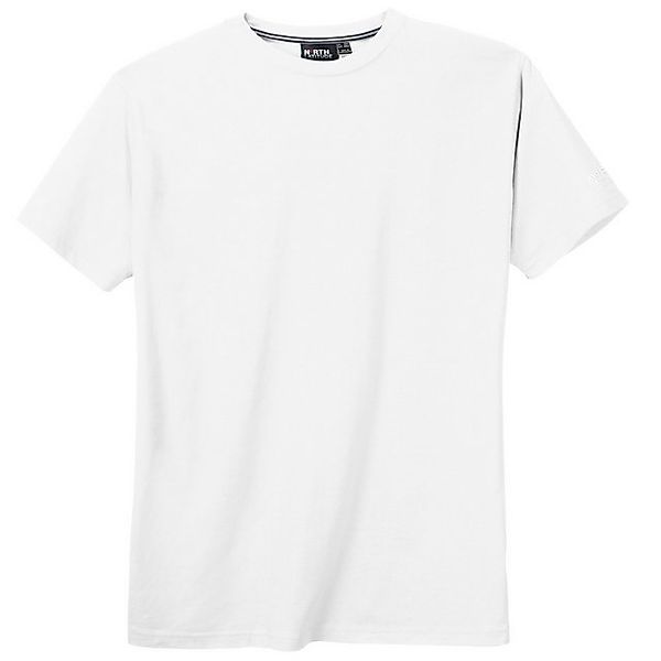 north 56 4 Rundhalsshirt North Latitude T-Shirt weiß Übergröße günstig online kaufen